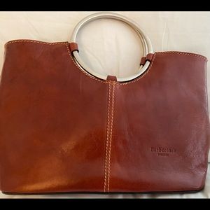 Leather cognac purse from Florence Italy (Barberini’s)